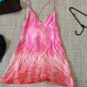 ZARA tie dye mini dress